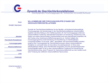 Tablet Screenshot of geschlechterdynamik.uni-dortmund.de